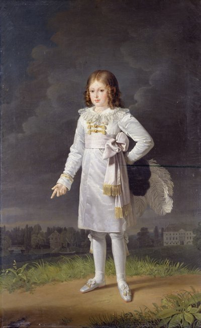 Frédéric-Napoléon (1815-33) Prince Bacciochi, 1819 - Barbara Krafft